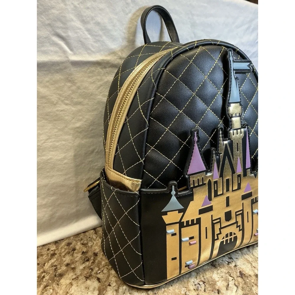 Loungefly Disneyland 70th Sleeping Beauty Castle Mini Backpack NWT